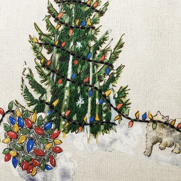 Pottery Barn National Lampoons Christmas Vacation Lumbar Pillow Cover BNWT - Picture 2 of 2